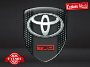 Toyota Insignias En Relieve Resistente Máximo Elegante Pro